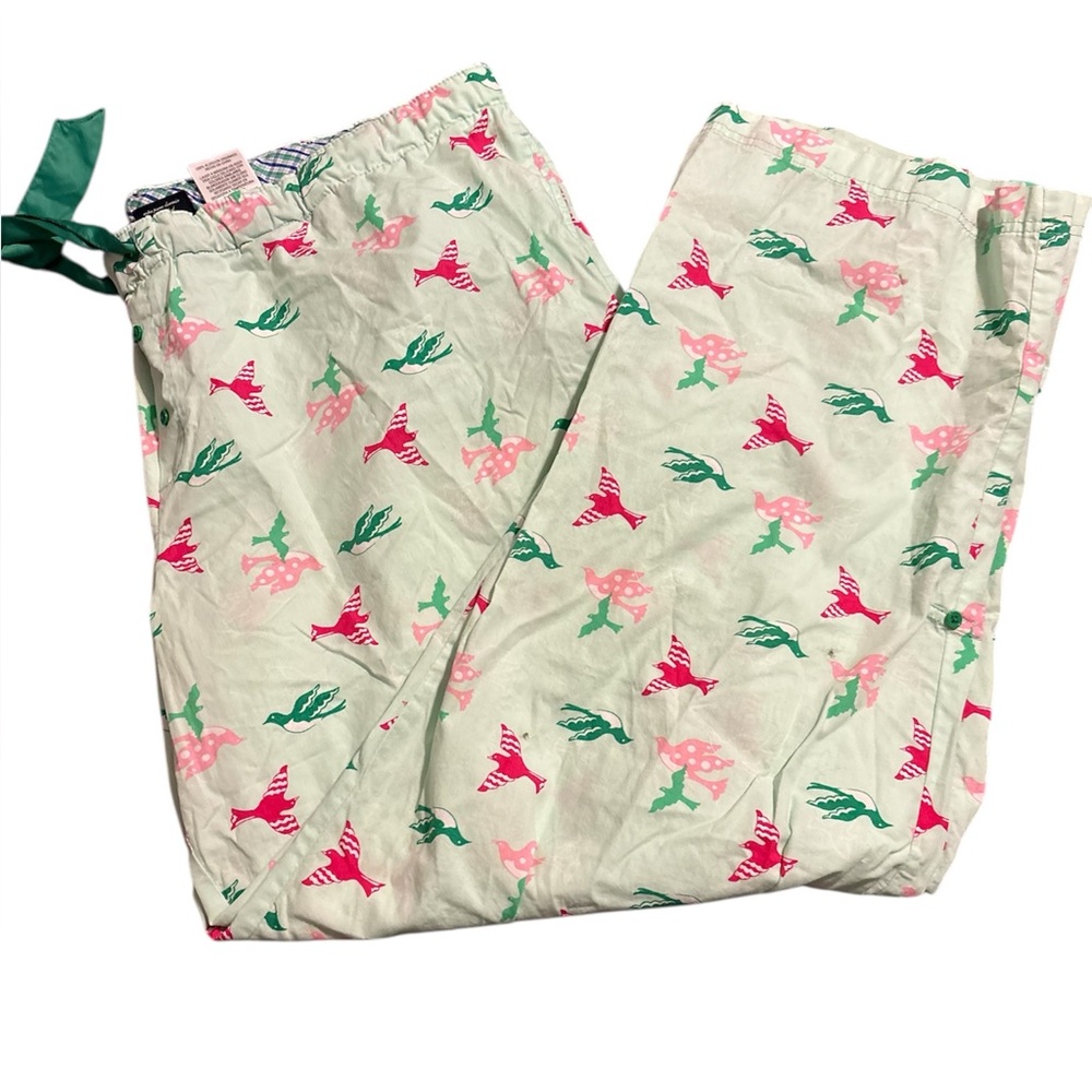 🔵🔵Faded Glory Women's Pink and Green Pajama Pants